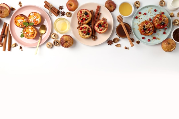 rôzne jedlá na stole